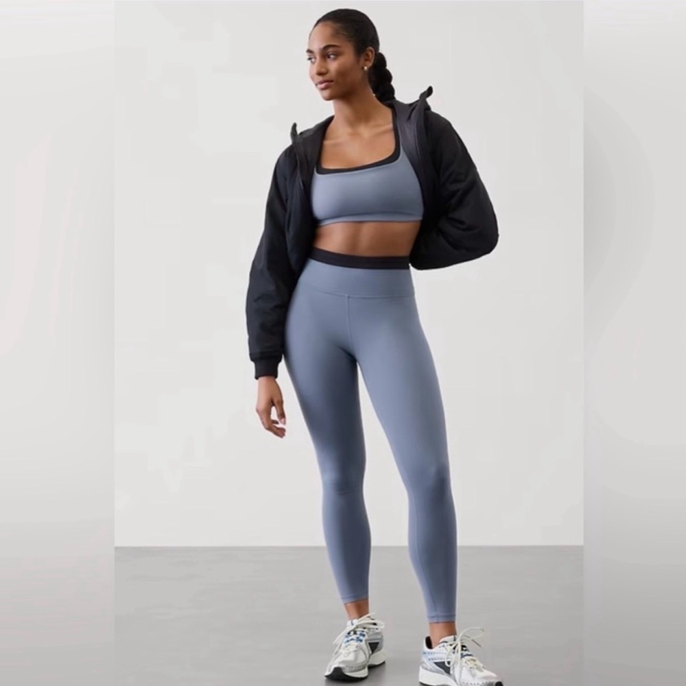 Athleta Ultra High Rise Elation Double Up Tight - Shadow Blue - Medium
